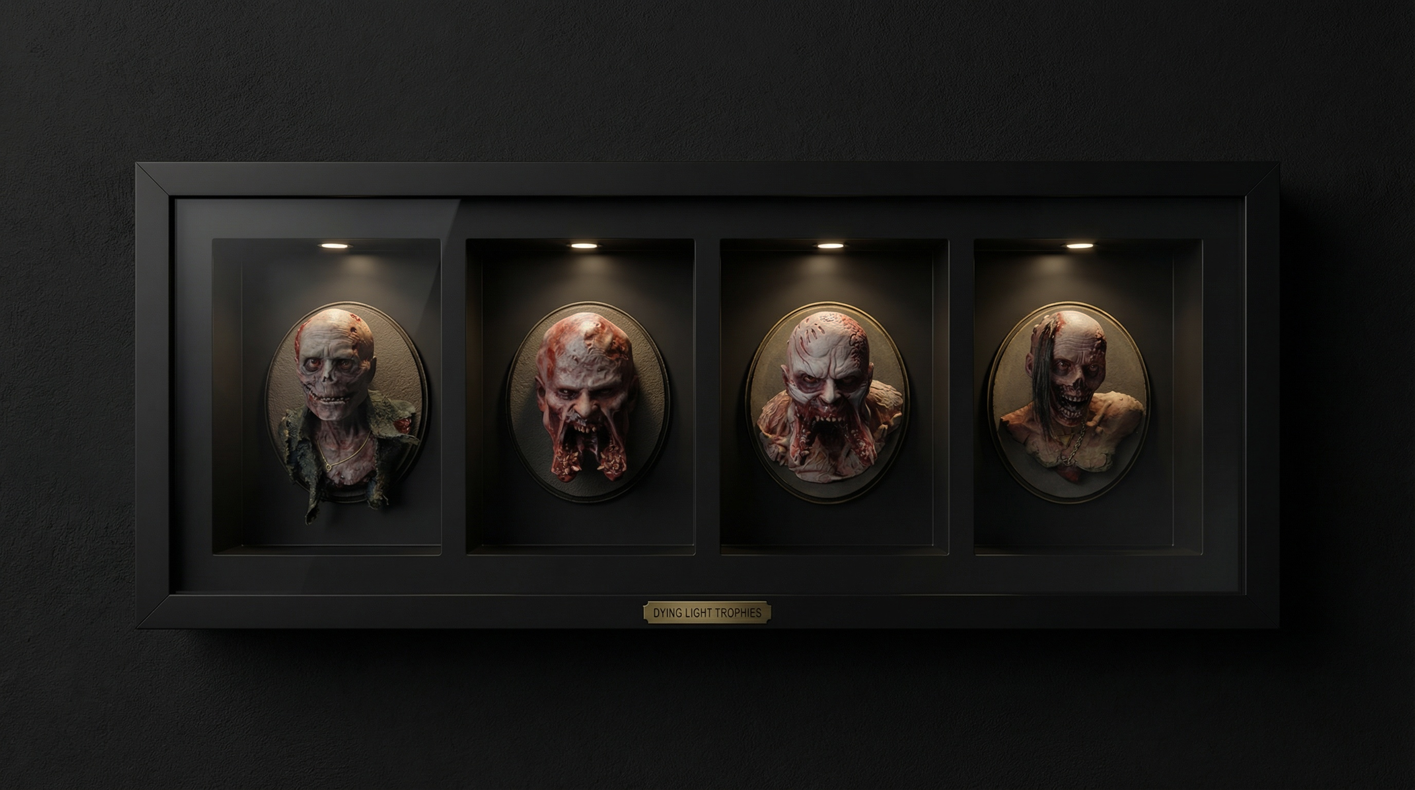 Complete Dying Light Trophy Heads collection